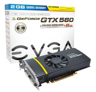 EVGA GeForce GTX 560 02G-P3-2069-KB 2GB GDDR5 PCI Express 2.0 Graphics Card