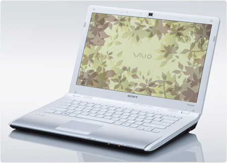 Sony VAIO VPC-CW13FX/W 14-Inch White Laptop (Windows 7 Home Premium)