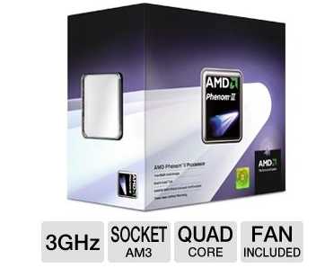 AMD HDX945WFGIBOX Phenom II X4 945 Quad Core Processor