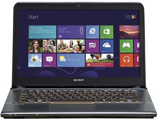 Sony VAIO SVE14A27CXH 14" Touch-Screen Laptop w/ Core i7 Processor, 8GB DDR3, 1TB HDD, Windows 8
