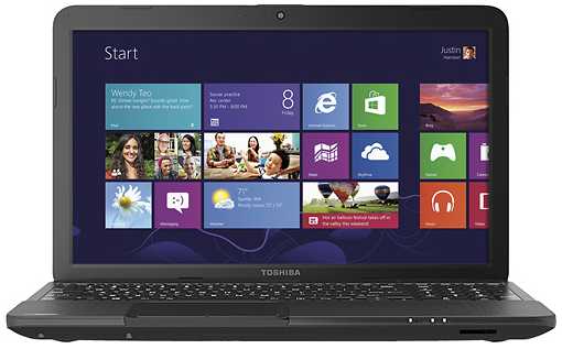 Toshiba Satellite C855D-S5100 15.6" Laptop w/ AMD Dual-Core E-300, 4GB DDR3, 320GB HDD, DVD±RW, Windows 8