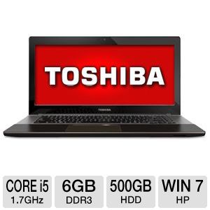Toshiba Satellite U845W-S400 14.4"  Ultrabook w/ i5-3317U 1.7GHz, 6GB DDR3, 500GB HDD + 32GB SSD