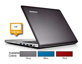 Lenovo IdeaPad U410 - 59365170 14-Inch Laptop w/ Intel Core i7-3537U, 8GB DDR3 SDRAM, 1TB HDD, Windows 8
