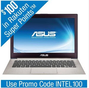 ASUS UX31A-R7202F 13.3" Ultrabook w/ Intel Core i7-2517U 1.9GHz, 4GB RAM, 256GB SSD, Windows 7